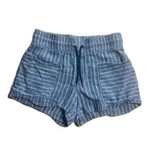 Athleta Cabo Linen 4" Shorts Women's Size 8 Lightweight Summer Beach